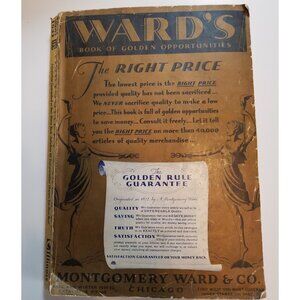 1931 - 1932 Vintage Montgomery Ward Fall Winter Original Catalog - 655 pages